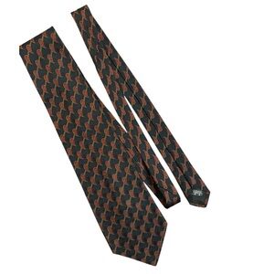 Vintage PROFILO STUDIO Silk Tie – Retro Paisley Pattern Tall– 4” x 64” (3/$25)